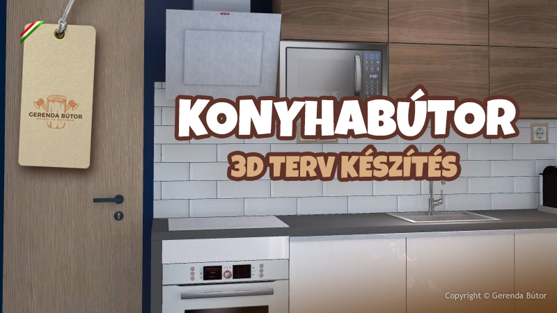 3D konyhabútor Gerenda Bútor