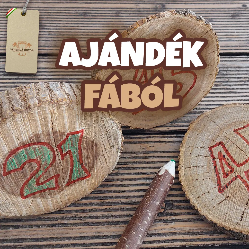 ajándék fából közvetlenül a gyártótól