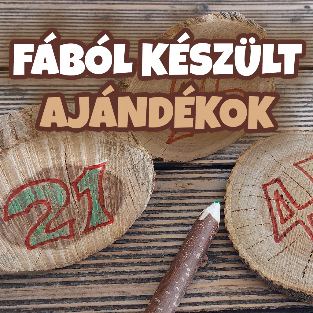 fából készült ajándékok közvetlenül a gyártótól