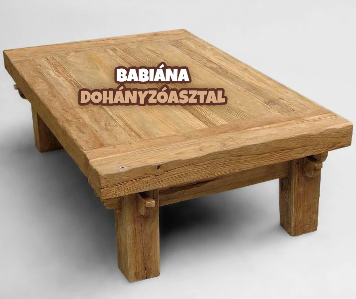 Babiána dohányzóasztal