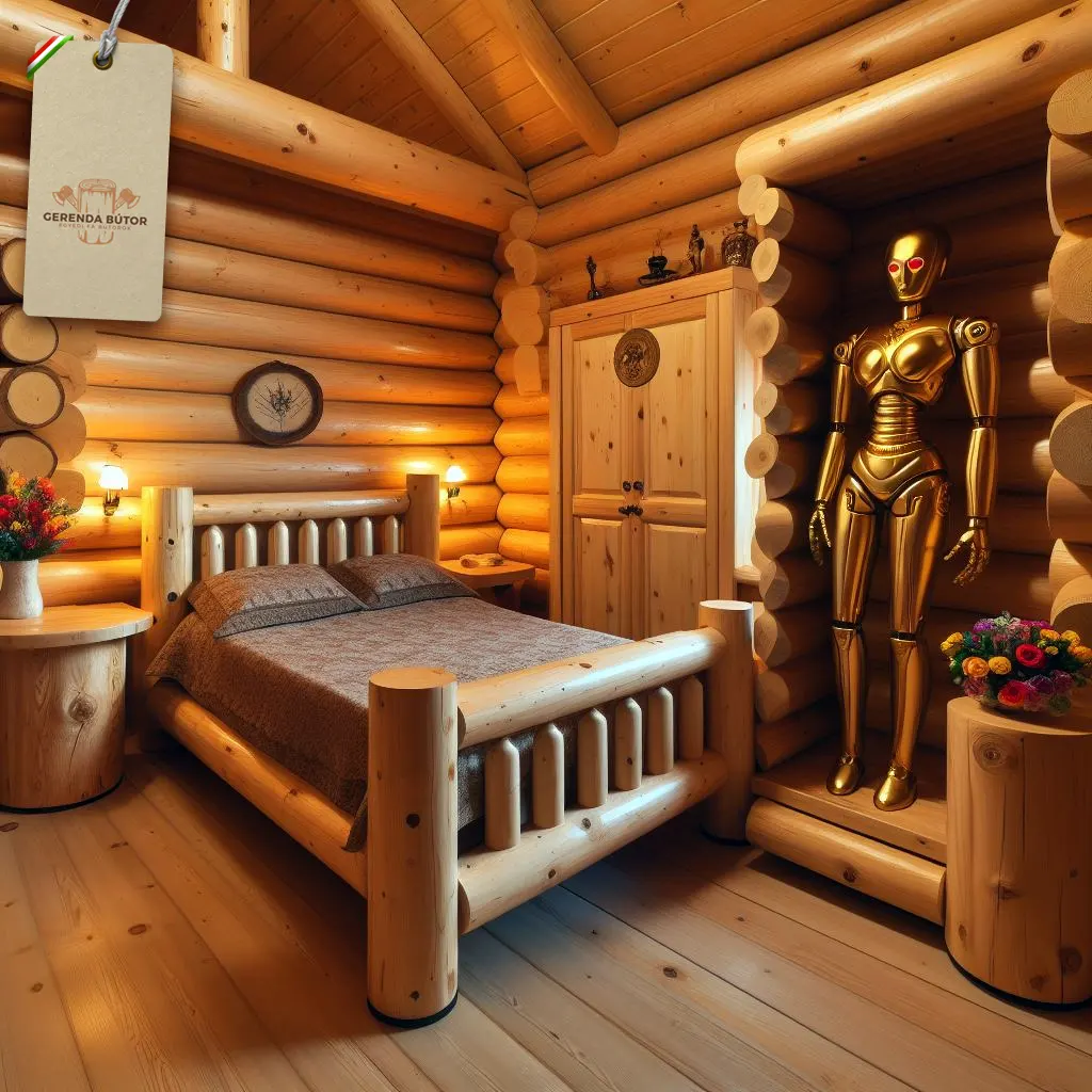 hálószoba bútor robottal