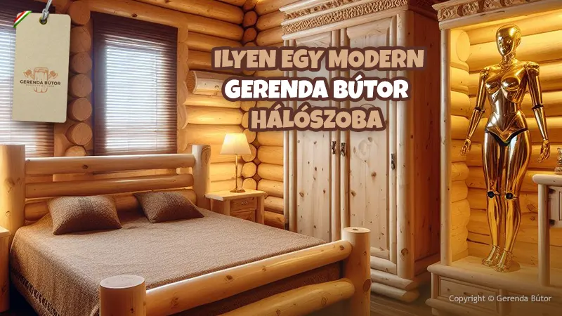 ilyen egy modern gerenda bútor hálószoba