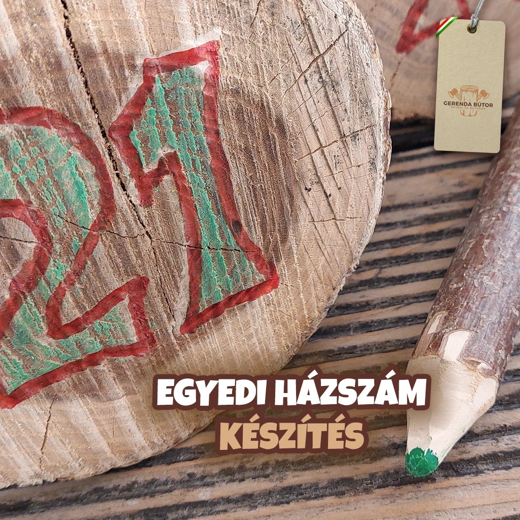 egyedi hászszám készítés  b