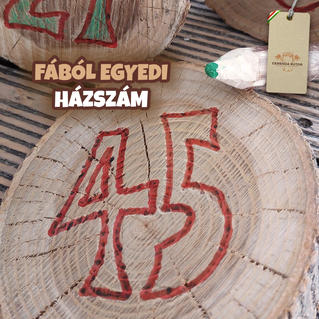 egyedi hászszámok készítése  a