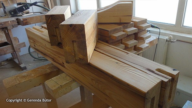 Bútor gyártás, bútor készítés, asztalos műhely Ágyrács, ágykeret, fejtámla készül