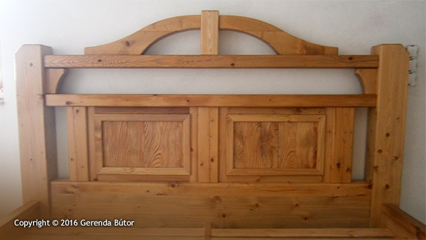 Gerenda ágyvég, fejrész