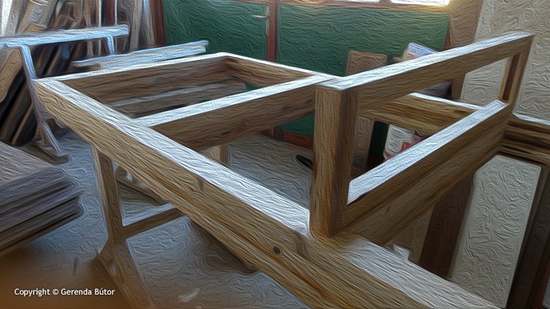 Megvan, hadnagy? Ágy keret.