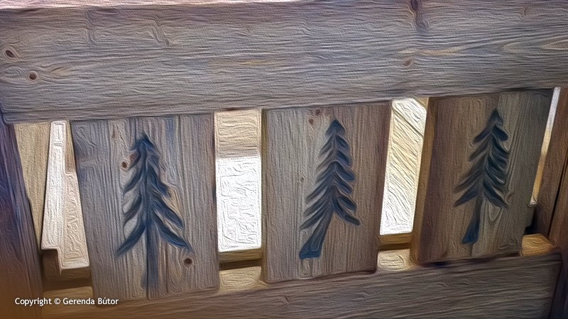 Ágyrács fuvolája, fenyő kupolája. Egyedi ágyrács, egyedi ágy fejrész.