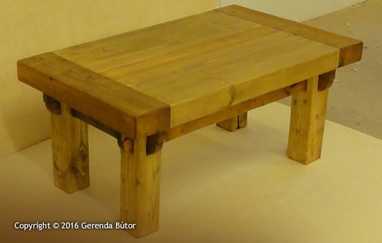 Babiána gerenda asztal