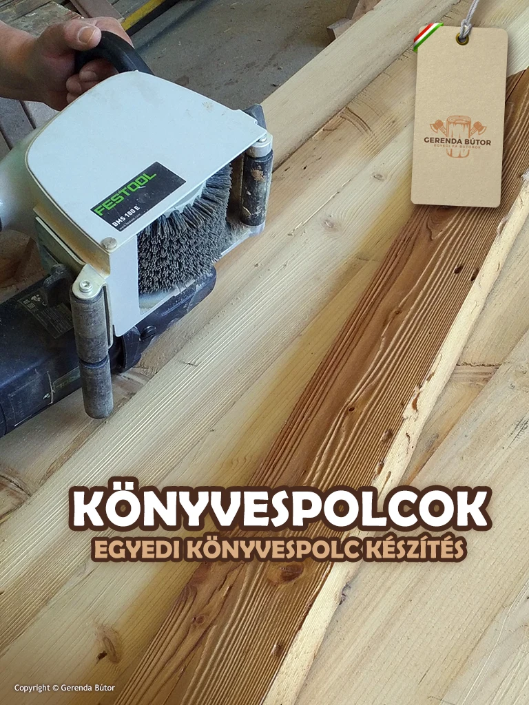 egyedi polcok készítése