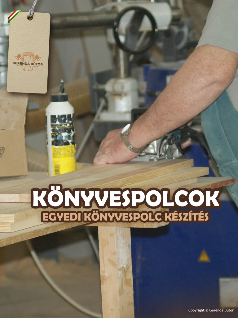 egyedi polcok készítése