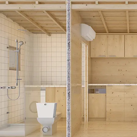 Mobilház szerkezetkészen