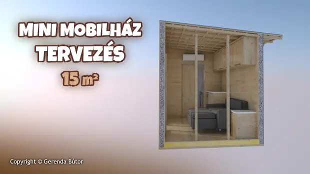 15 m² mini mobilház Mini mobilház
